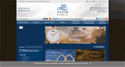 Desktop Screenshot of joyeriaszafir.es